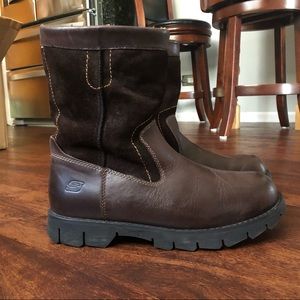 Men’s Sketchers leather winter boots
